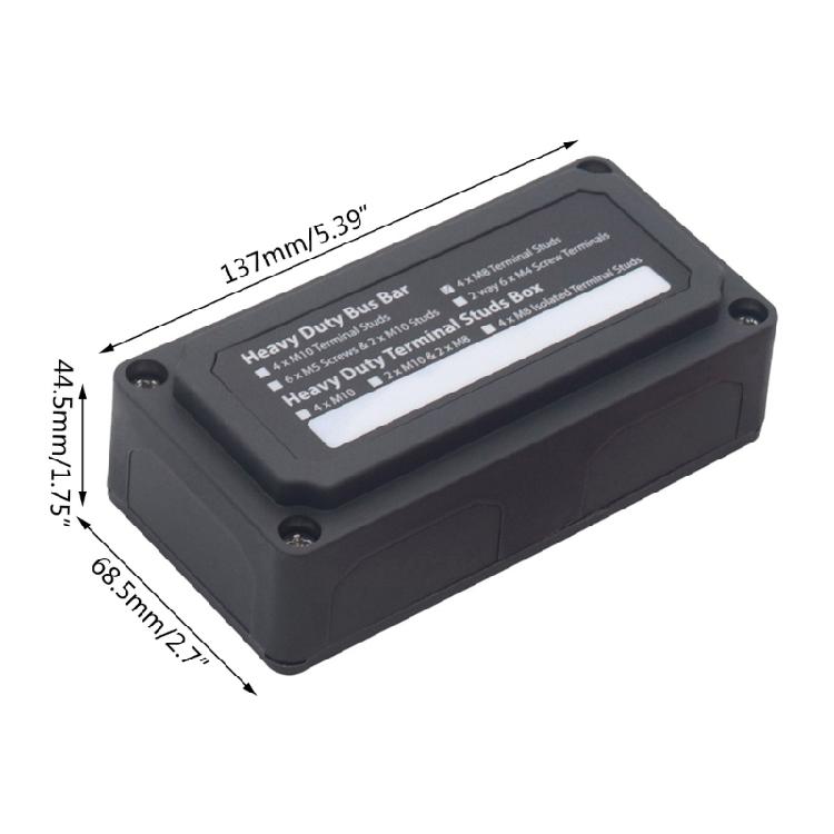 Streamlines Wire Connections with 300A Power Distribution Box for Vehicles Boat