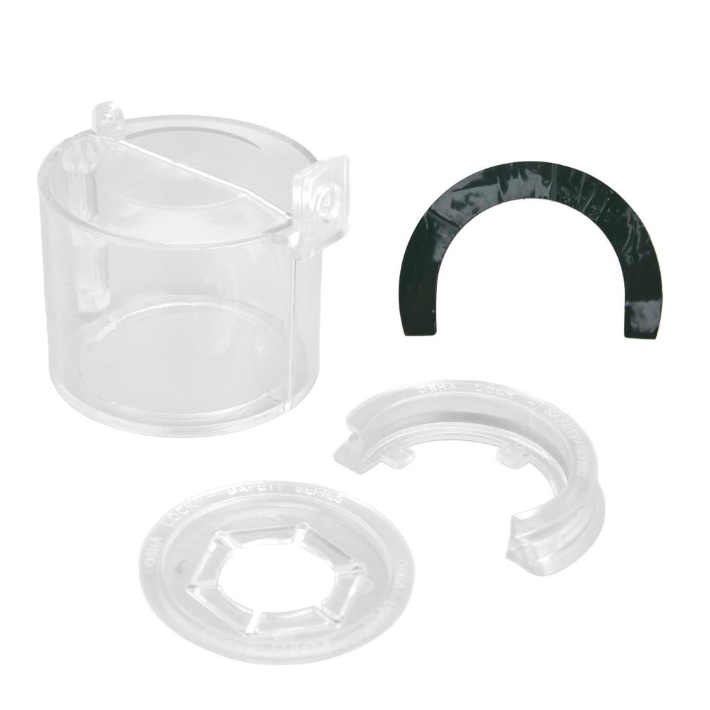 Push Button Switch Guard Case Transparent Emergency Stop Switch Protective Cover 22mm 0.87in for Industry