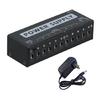 Efficient Guitar Pedals Power Supply with 10 Isolated Outputs for 9V 12V 18V Effects Pedals Guitar Pedals Power Supply
