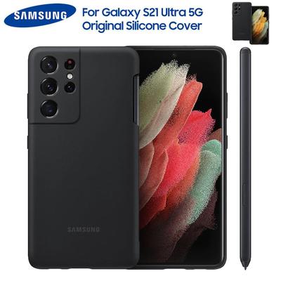 Samsung Originalus silikoninis dangtelis su S-Pen, skirtas Samsung Galaxy S21 Ultra 5G S21 Ultra apsauginiam telefono dėklui