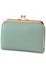 Lujan. Genuine Leather Clasp Wallet for Women, Mint, LU-92521A-MT