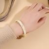 Retro Cloisonné Enamel Bracelet with Small Floral Design