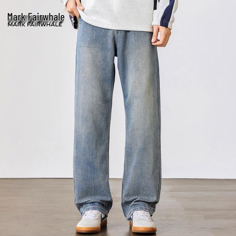 

Мужские джинсы прямого кроя Mark Fairwhale с эффектом стирки 34