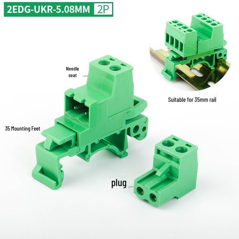 2EDG-UKR-5.08MM Plug-in Rail Guide Terminal Block Connector