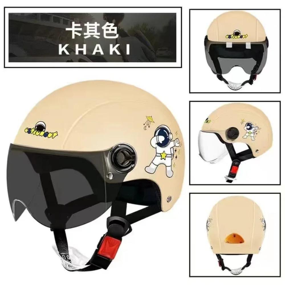 

2024 Electric Bike Helmet Electric Bike Riding Helmet Cute Men Women Electric Bike Summer Half Helmet Motorcycle Safety Helmet