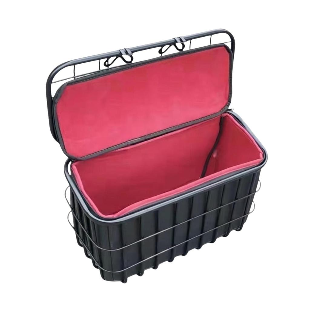 Electric Scooters Rear Basket ,Rear Cargo Rack, Wire , Storage Basket, with Cover for Shopping