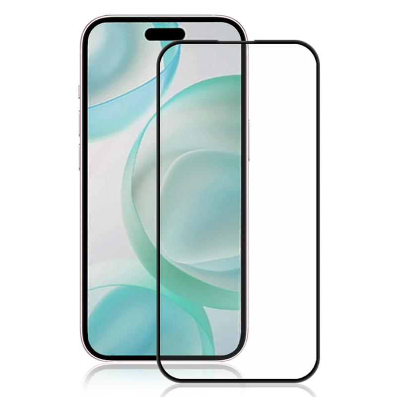 AMORUS Pentru iPhone 16 Pro Max Protector de Ecran Complet Folie de Sticlă Securizată cu Imprimare Mătase