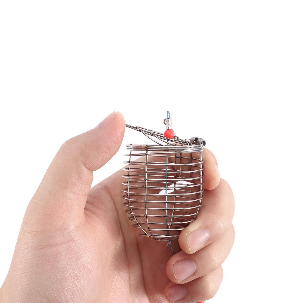 1pc Trap Holder Fish Bait Fishing Bait Cage Lure Cages Fishing Feeder Bait Basket