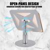 Portable Foldable Tablets Holder Aluminum Alloy with Height Adjustment and Full Rotations for Easy Travel Storage and Stability