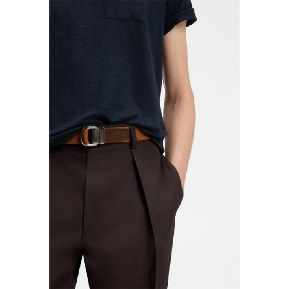 BOSS Nubuck Trimming Tape Belt Medium Brown 50565247210 