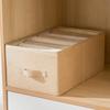 Fabric Cloth Storage Box for Book Clothes Toys Sundries Storage Foldable Closet Drawer Storage Wardrobe Clothes Bra Organizer