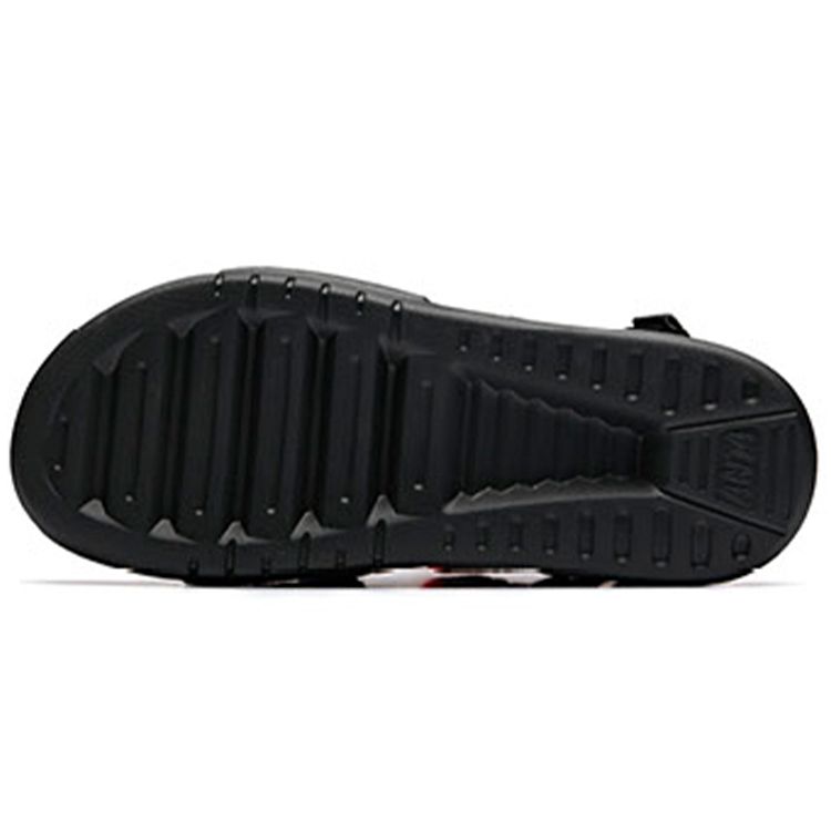 Anta Color Block Velcro Casual Beach Sandals Men Sandals Black Red Blue 91926971-4