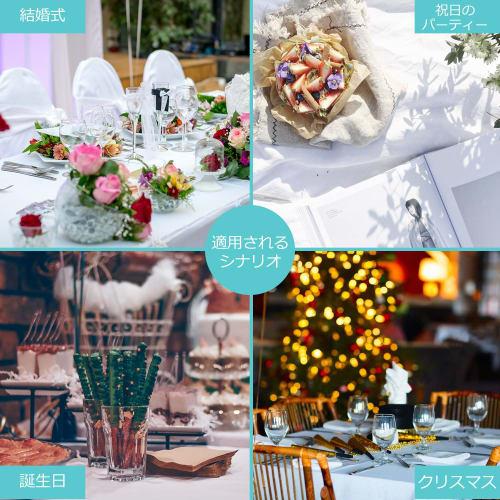 Puricon 12-Count Disposable Plastic Tablecloths, Premium Rectangular Table Covers, 137 X 274cm (57.5 X 100.2 Inches) - White