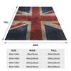 Vintage UK British Flag Sherpa Blanket Soft Warm Flannel Throw Blanket Bedding for Bed Living room Picnic Travel Home Couch
