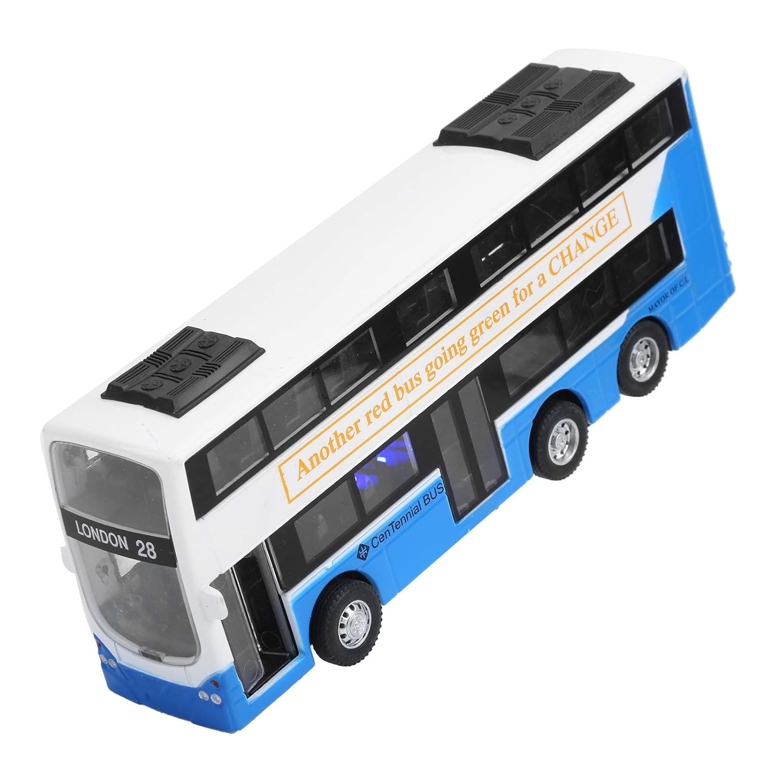 Модель двухэтажного автобуса в масштабе 1:90 — фото 7