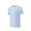 Fashion Striped Round Neck Casual Short Sleeve T-Shirt Unisex Tops 972638106-9