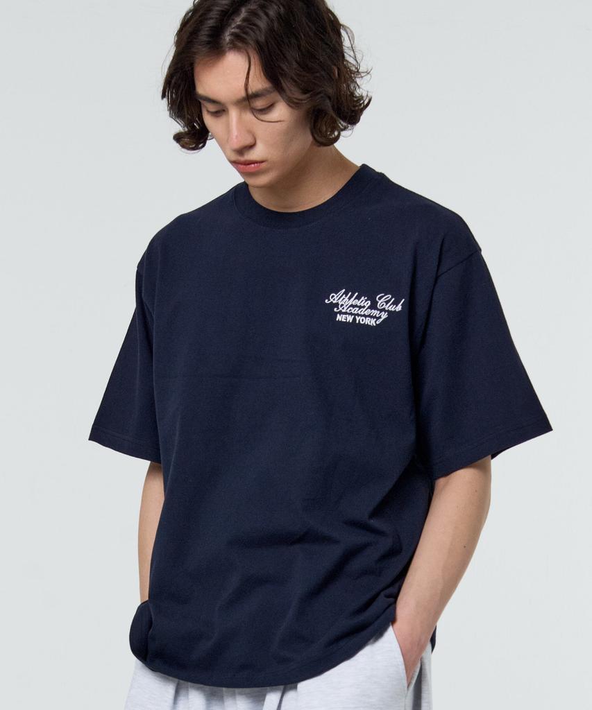 PAPERBOY Nyc Academy Short Sleeve T-Shirt - Navy