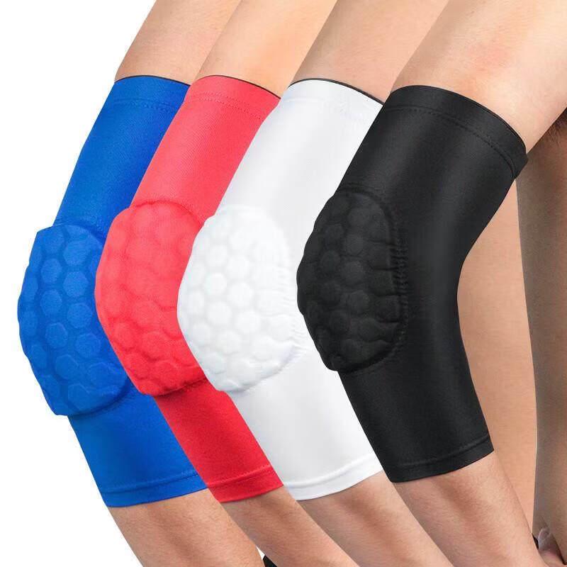 Unisex Basketball Honeycomb Anti-Collision Arm Sleeve Pair