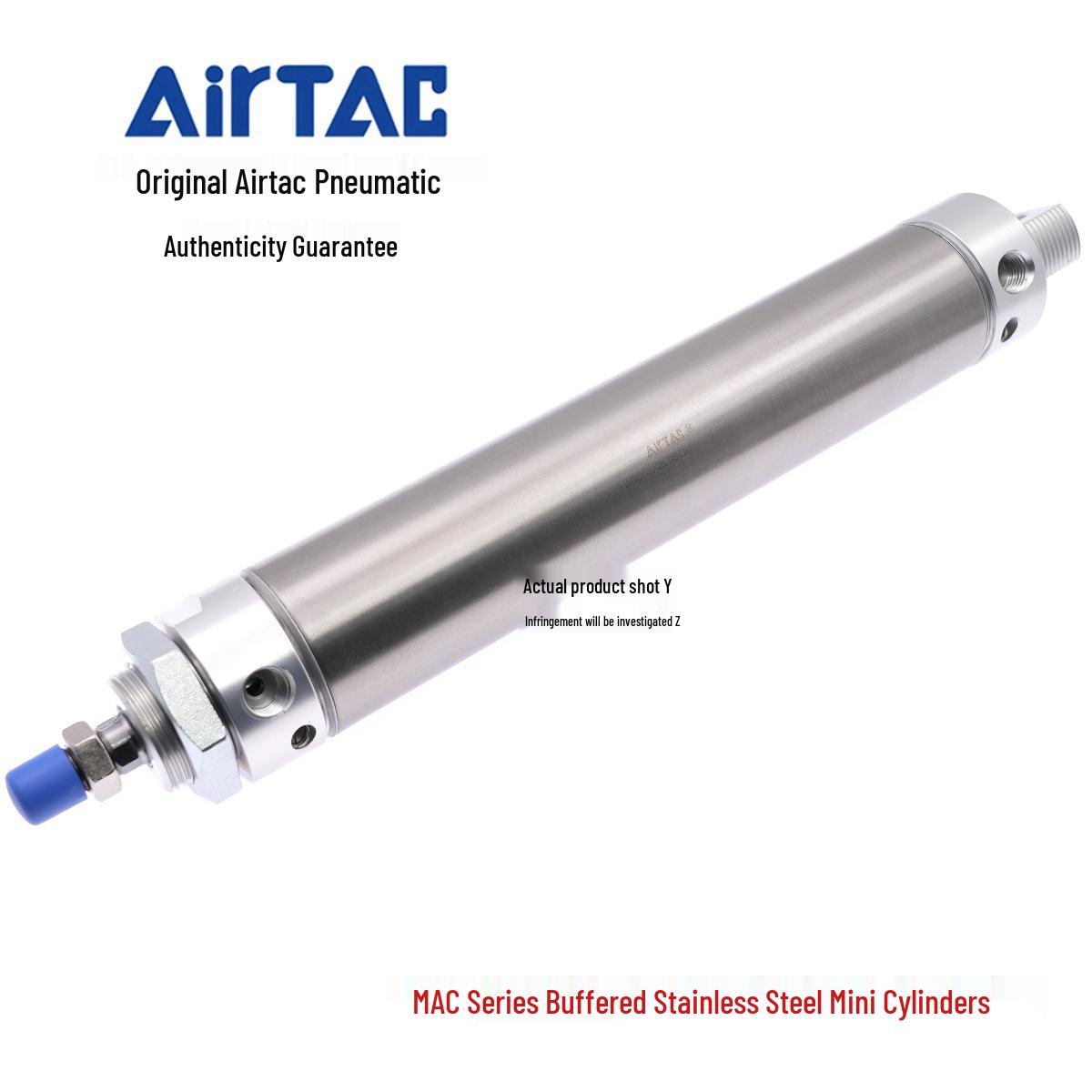 

AirTAC Mini Cylinder MAC50 – 200/225/250/300/350-S-CA/U/CM Same U & CM Type