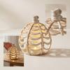 Halloween Pumpkin Skeleton Light Up Decoration with Glowing for Party Indoor Outdoor Decor