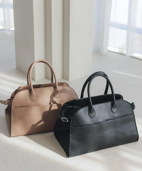 Kobe Sla A4 Schoudertas, Handtas, Schoudertas, Boston Bag, Reistas, Werk tas [B1581] One Size, Zwart