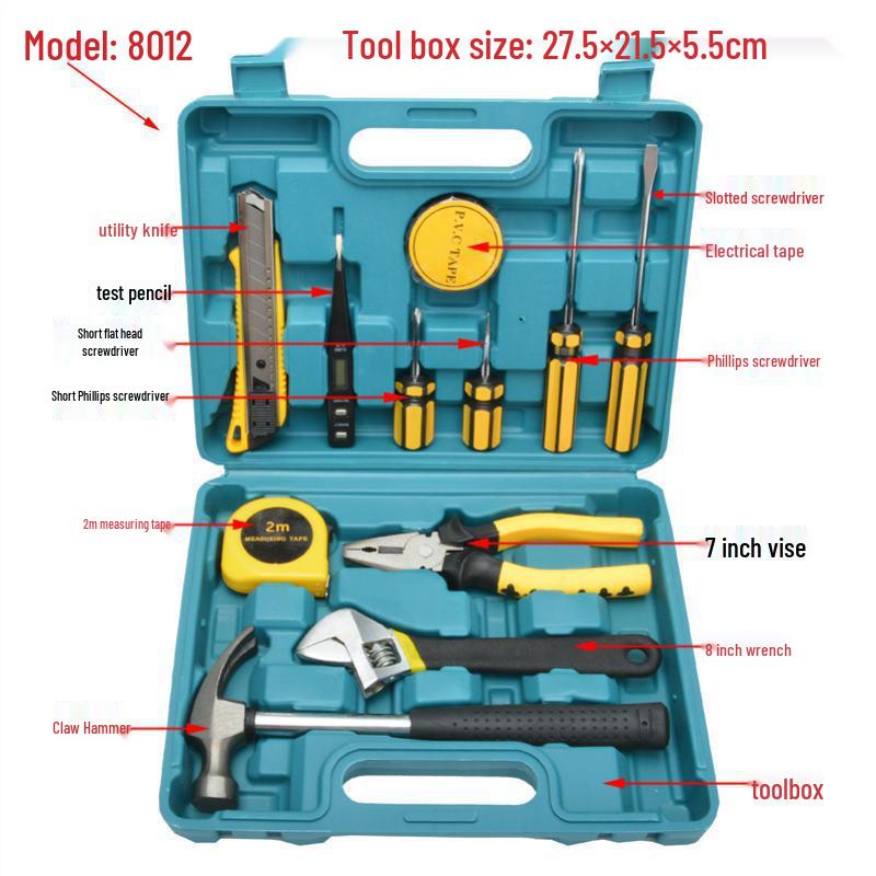 Portable Household Tool Kit for Car and Home Repair