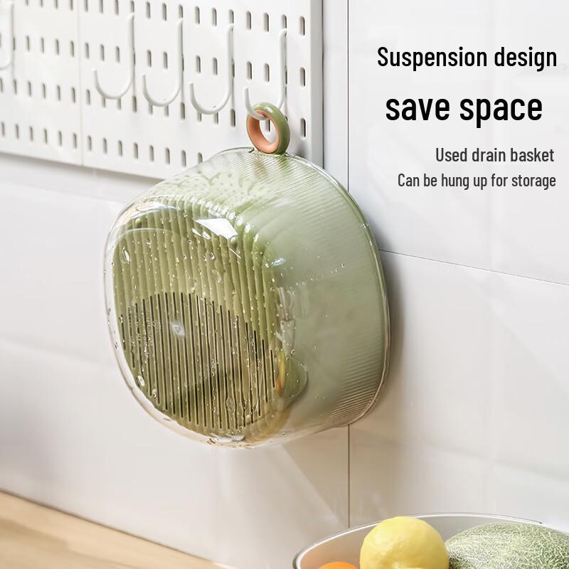 Multi-functional Double-Layer Kitchen Drain Basket