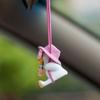 Gypsum Birthday Gift Car Pendant Swing Duck Rearview Mirror Decoration Vehicle Interior Accessories