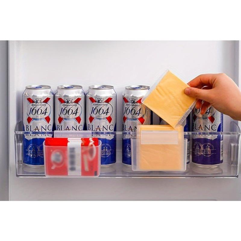 2pcs Space-saving Refrigerator Hanging Cheese Slice Organizer