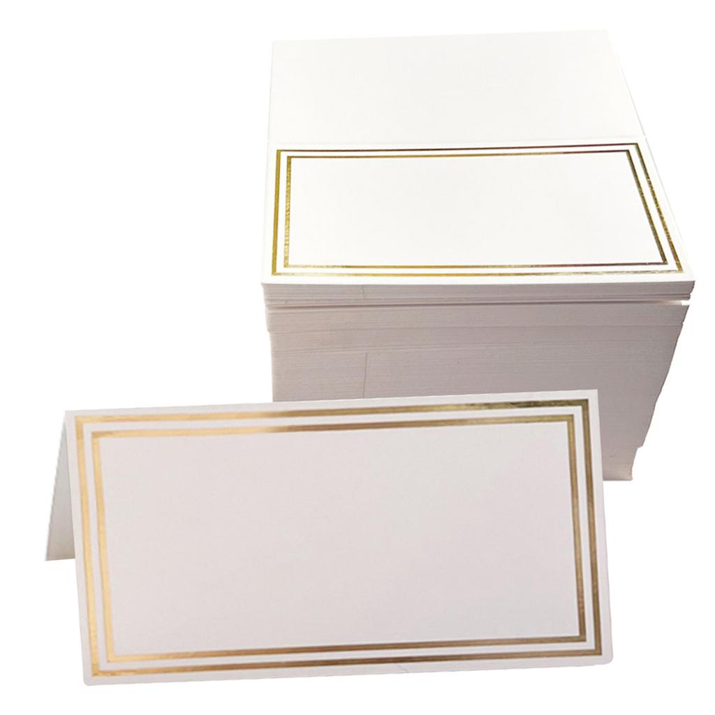 50pcs Table Setting Name Cards for Birthday Parties Name Cards Set Seating Cards