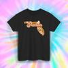 Vintage Florida Map Graphic Tee | Retro 70s Floral State Pride Shirt S-5XL