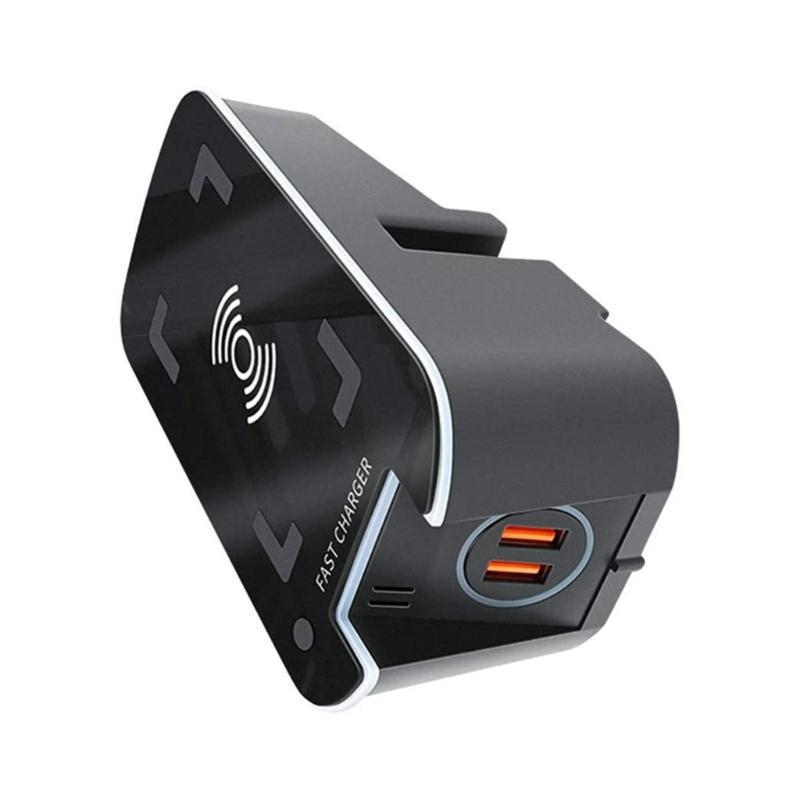 Швидка зарядна платформа 15 В Автомобільний бездротовий тримач-зарядка Автомобільна станція зарядки телефону для XC60 XC90 S90 Тримач для зарядки телефону