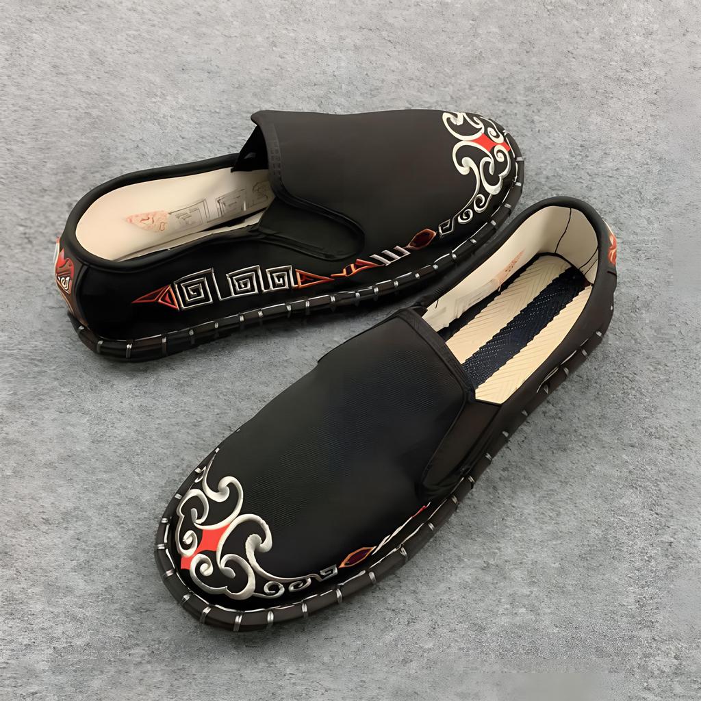 Order A Size Up Hand Embroidered Old Beijing Cloth Shoes Canvas Shoes Couple Casual Shoes
