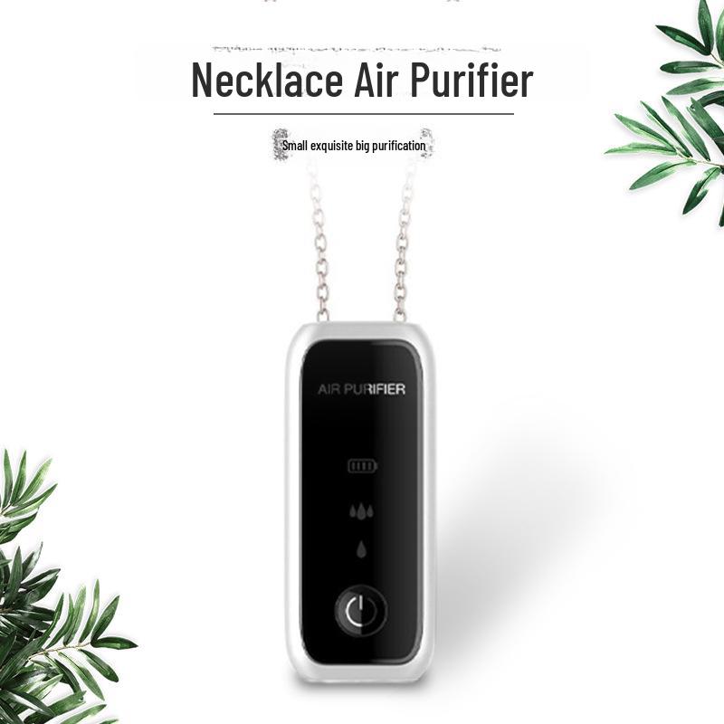 Portable Neck-Hanging Negative Ion Air Purifier Mini 