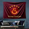 Galatasaray1 Custom Your Name Wall Decor Tapestry Art For Pet Memorial Birthday Wedding Party Backdrop Family Gift