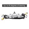 Aluminum Front Rear Portal Axle Complete Set+Brass Knuckle Cover For FMS FCX24 Power Wagon K5 FCX18 LC80 RC Crawler Upgrade Part