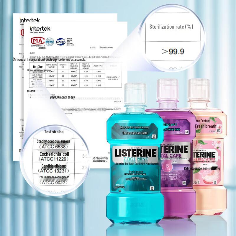Listerine Brightening Expert Lemon Mouthwash 3-Pack