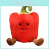 Creative Fruit Pepper Plush Toy With Short Plush For Kids Bedroom Decor