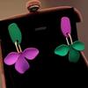 Retro 2026 Floral High-End Purple Earrings: A Unique, Stylish Statement for Women