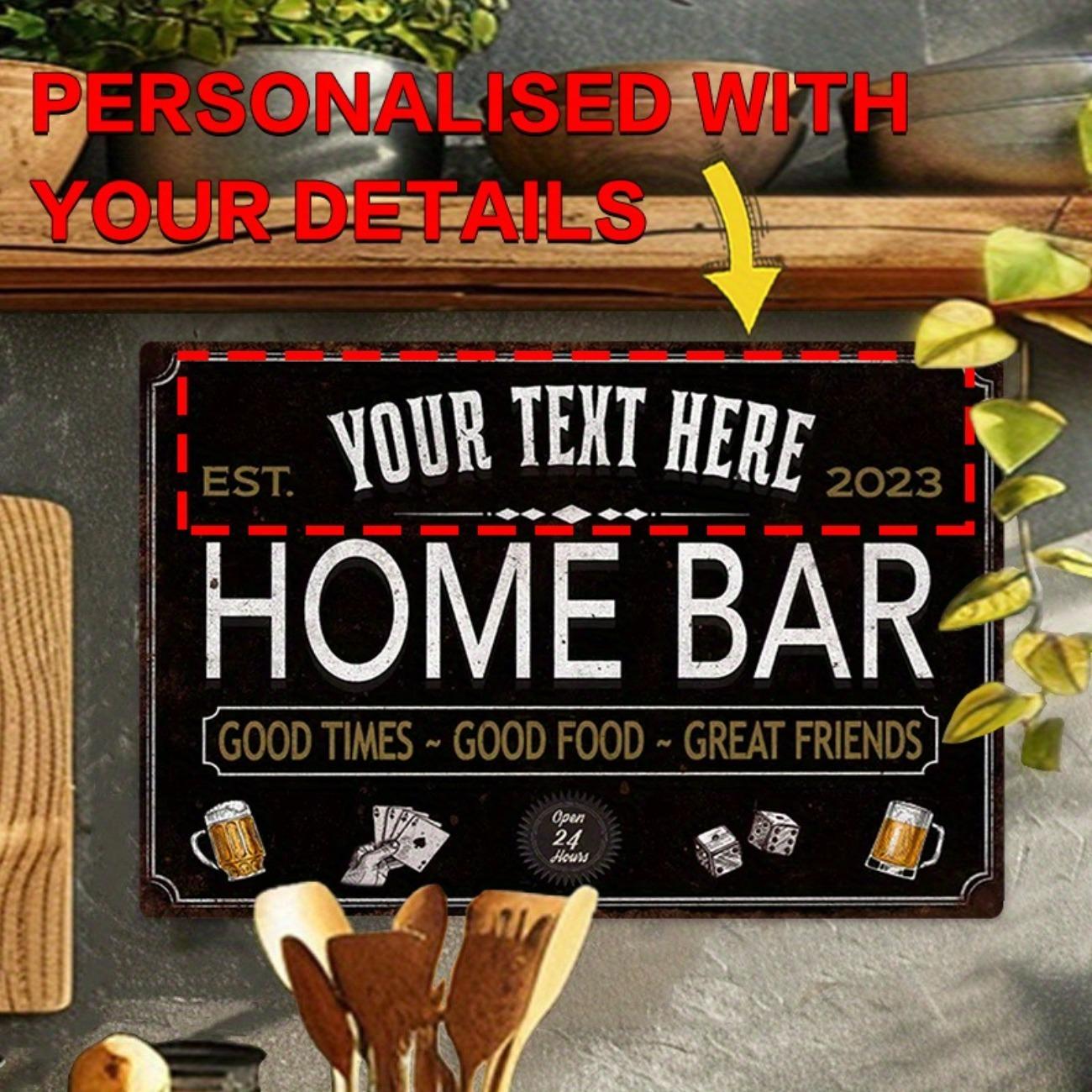 

Vintage Metal Tin Sign Beer Bar Man Cave Home Wall Art Retro Poster білий