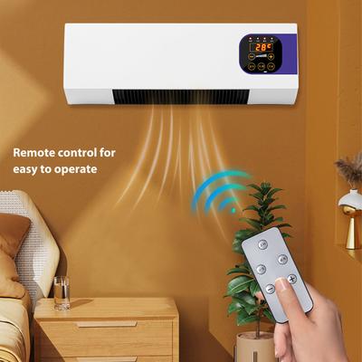 Wall Mounted Heating Machine Nature Warm Wind 110/220V EU US PLUG Space Saving Dual Use Electric Wall Mounted Heater for Bedroom