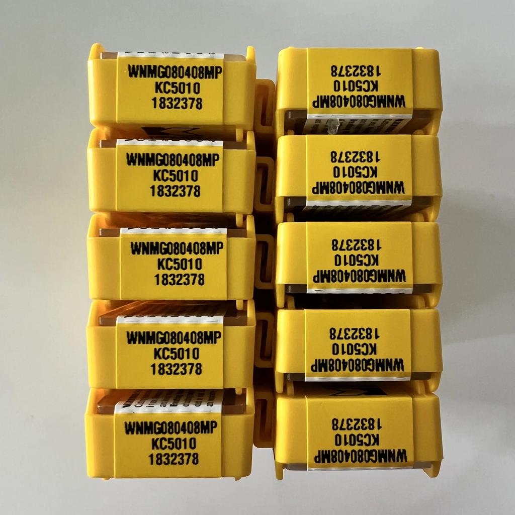 KENNAMETEL / WNMG080408MS KC5010  / Original carbide blade 10 Pcs