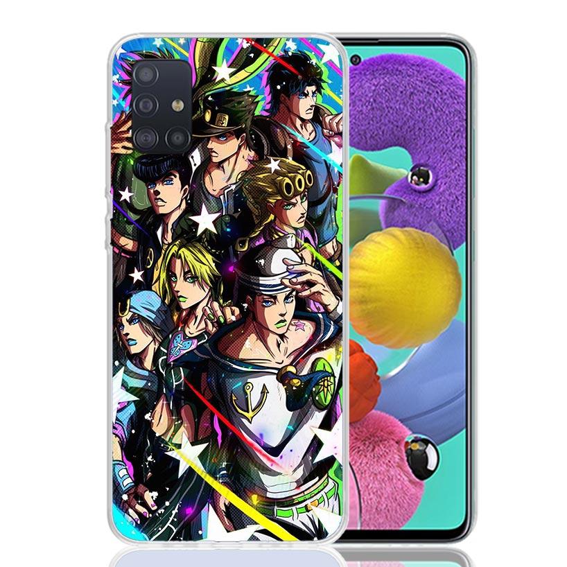 JoJo's Bizarre Adventure Hot Anime Phone Case For Samsung Galaxy A52 A32 A22 A12 A02S A50S A30S A51 A31 AA71 Note 20 Ultra 10 S1