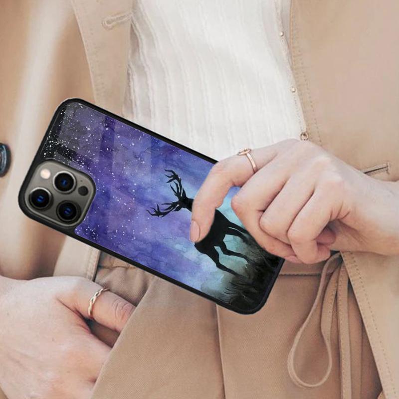 Deer In Tree Forest Magnetic Phone Case For APPLE iPhone 17 Air 16 14 13 12 Pro Max 15 Plus Wireless Charge With MagSafe Cover