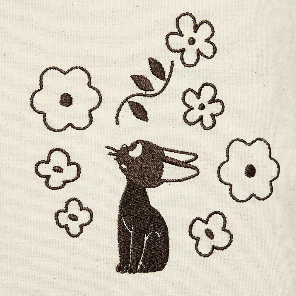 Marushin Mini Bag, Ghibli Kiki's Delivery Service Botanical Jiji, 1165035800, H26 x W32 x D15cm (excluding handles)