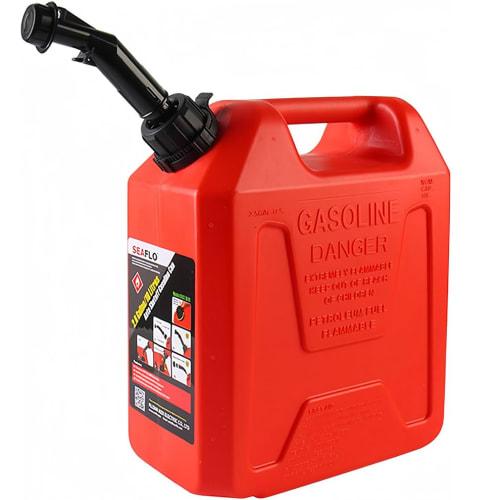 loyfreeyo Portable Gasoline Can, Emergency Gas Tank, 5L/10L/20L Capacity, Portable, Ultra-Lightweight, High-Density Polyethylene, Automatic Closure, B