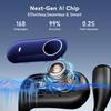 168 Languages AI Live Translation Earbuds Bluetooth 5.4 Touch Screen Earphones Real-Time Headphones Translator Fit iOS Android Ideal Business Learning