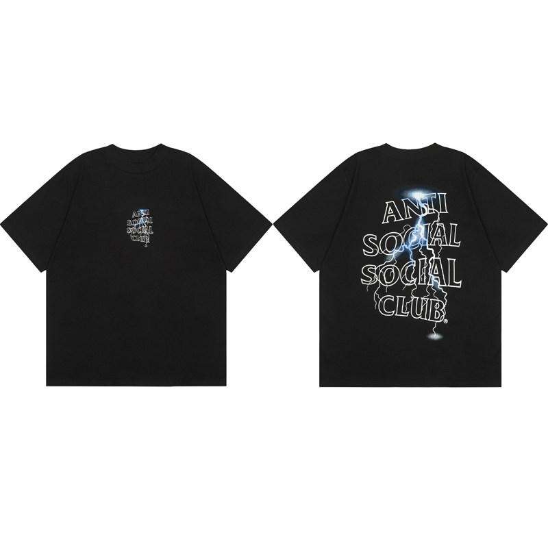 

Street Trend Club Graffiti Letter Lightning Casual TShirt Mens and Womens Luxury Brand Top 3XL
