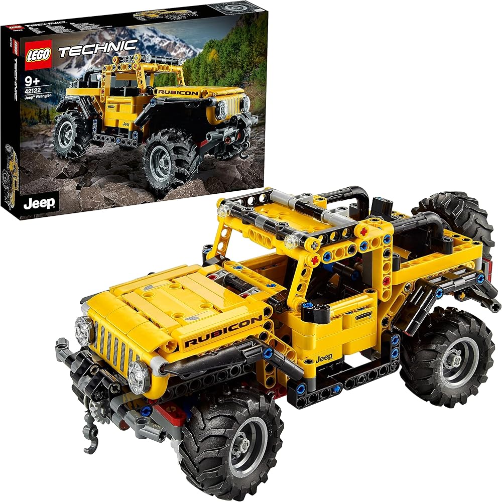 LEGO Technic Jeep Wrangler 42122 Building Toy STEM Educational Block for Boys 9 Years and Up