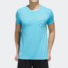 Adidas Neo X Pokémon Collaboration Round Neck Fitted Straight Short Sleeve T-Shirt Men Tops Blue FM0325